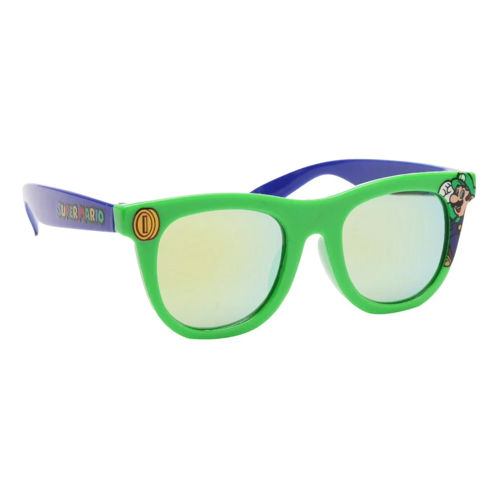 Nintendo Super Mario Luigi Kids Classic Sunglasses Green New 100% UV protection